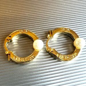 Christian Dior Hoop Earrings